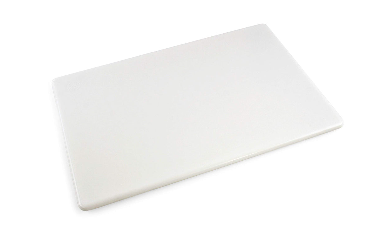 Thirteen Chefs 18x12 Black Cutting Board for Kitchen, 1/2" Thick Plastic