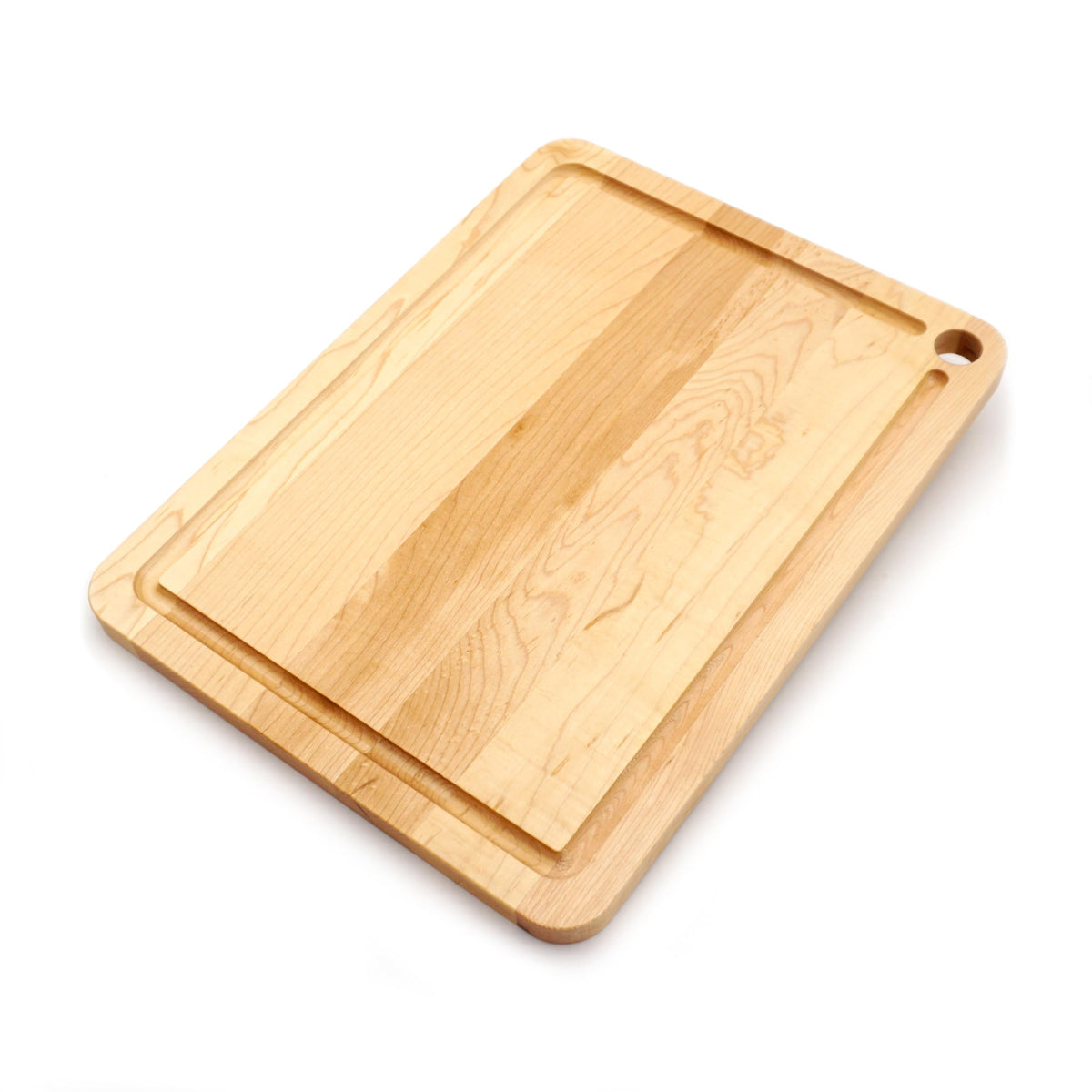 JK Adams Williston Medium Prep Cutting Board, Thick Maple Wood Cutting Boards For Kitchen - 14" x 10" x .75"