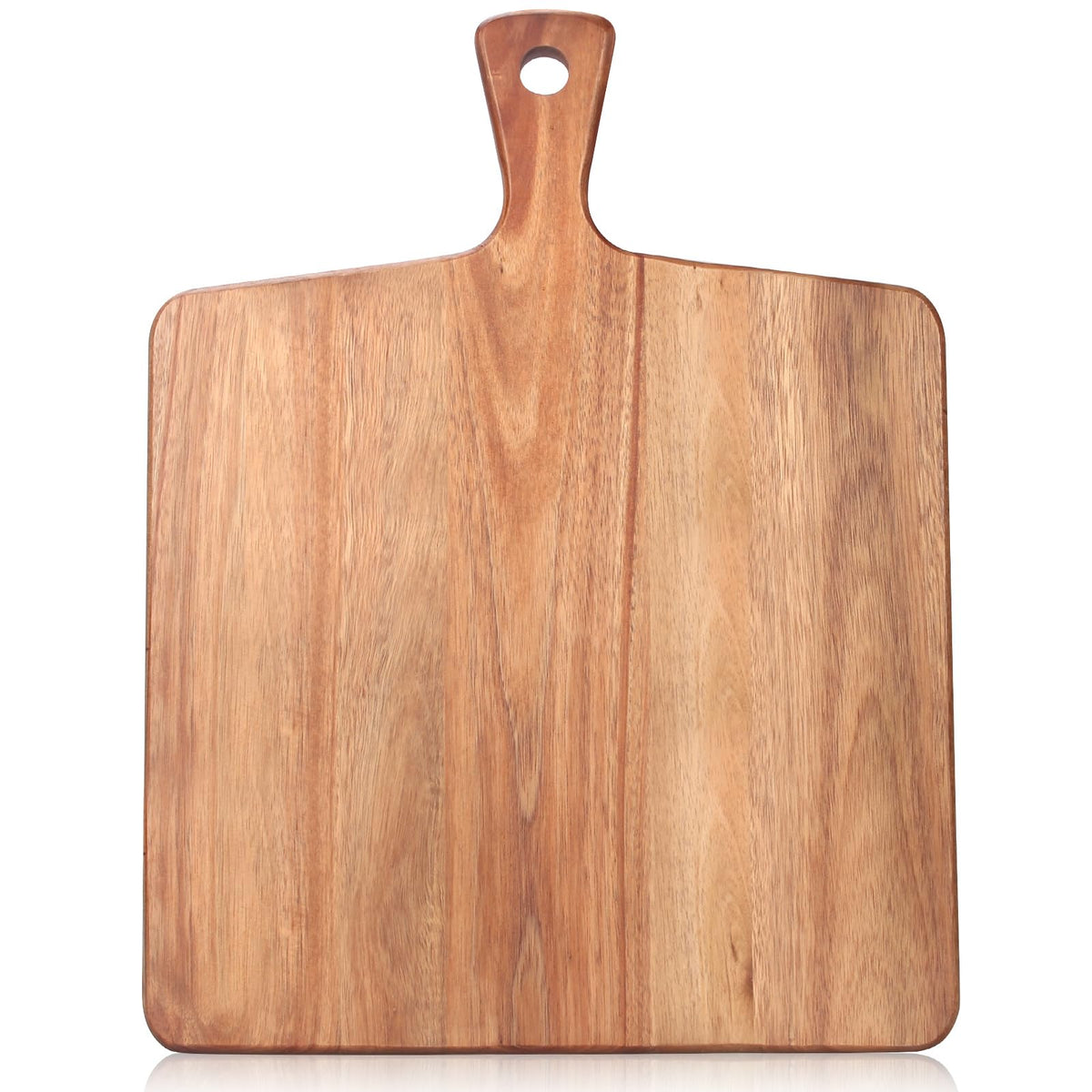 Large Acacia Wood Cutting Board with Handle Wooden Charcuterie Board
