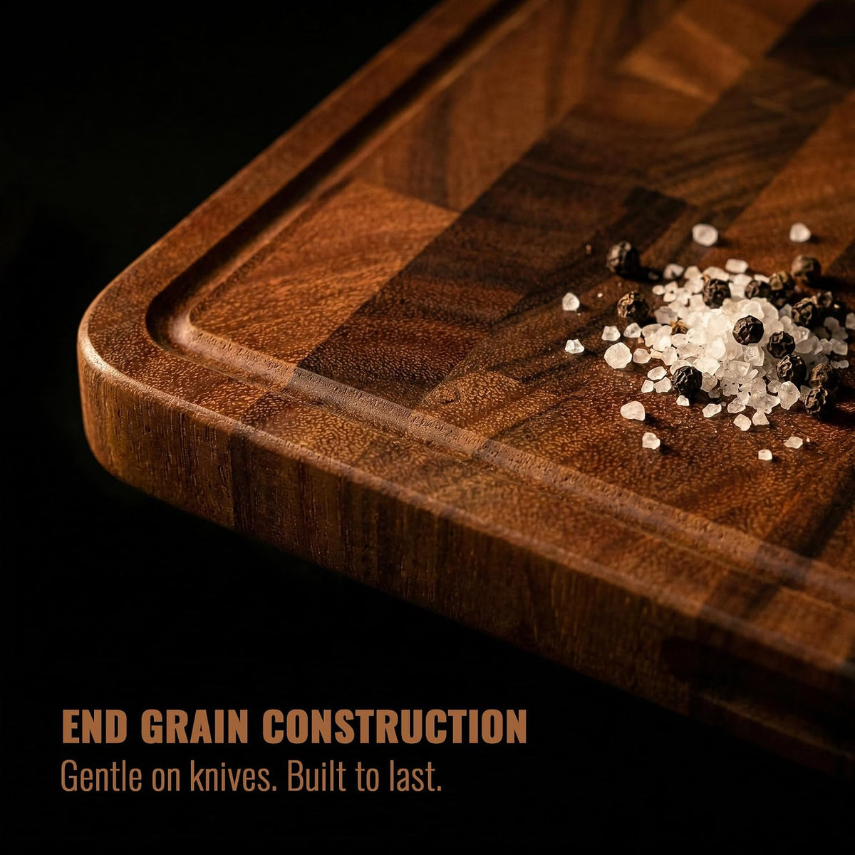 Walnut Wood Cutting Board for Kitchen, End Grain Chopping Boards