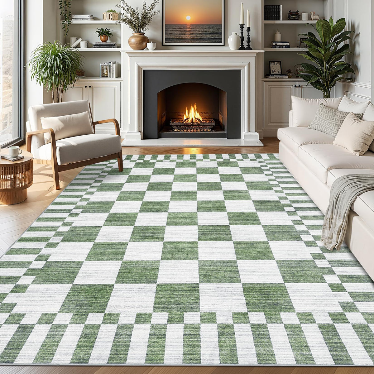 GarveeHome 2x6 Kitchen Runner Rug Non Slip Washable Runner Rug for Hallway