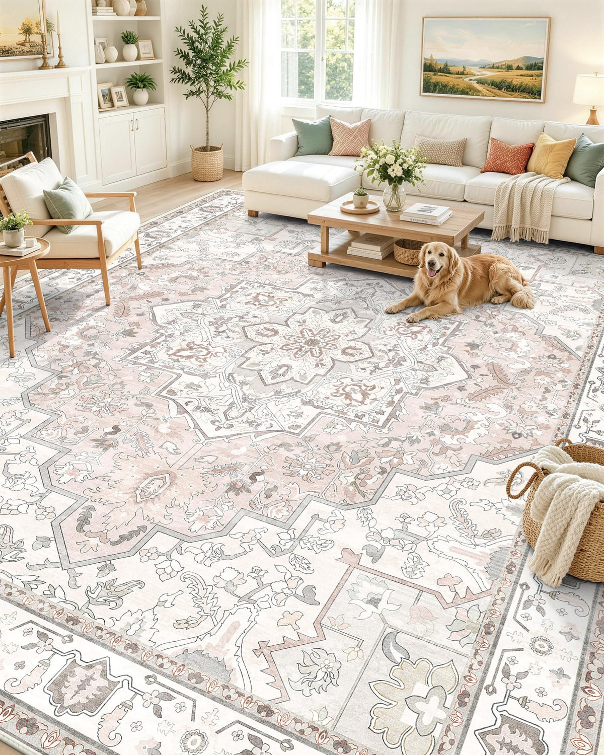 OLANLY 2x6 Washable Runner Rug, Soft Non Slip Carpet for Hallway Kitchen