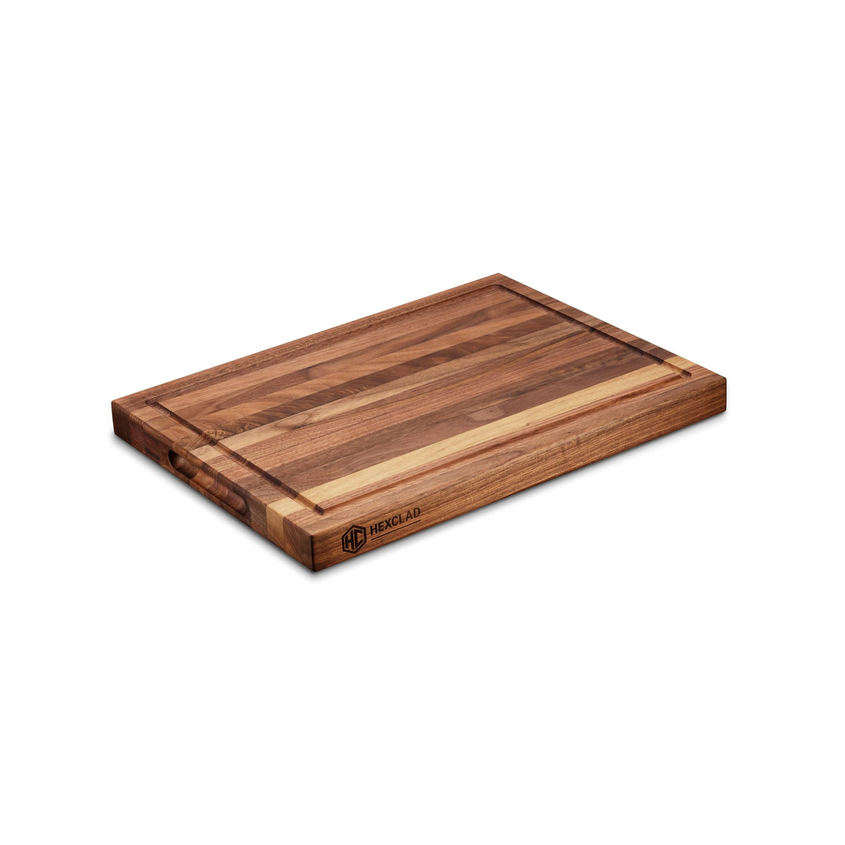 HexClad Rectangle Medium Walnut Wood Cutting Board, 15.75 x 11.75 Inches