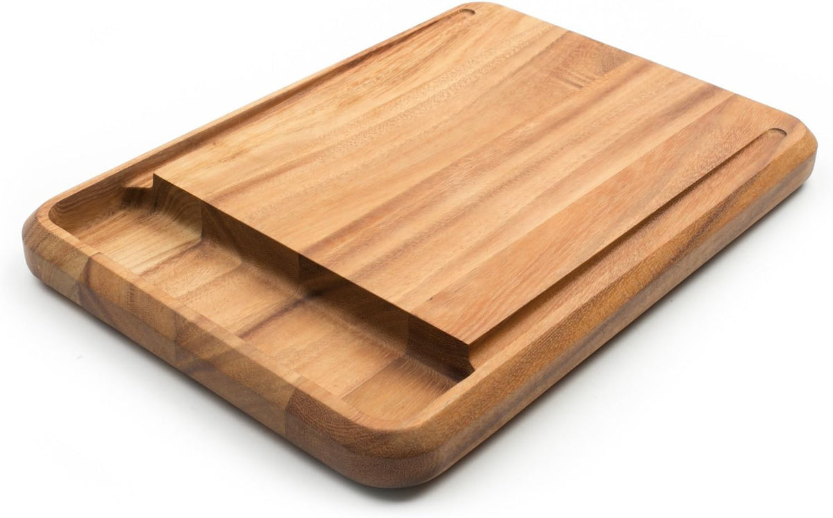 Ironwood Acacia Wood Charleston 14" Square End Grain Chopping & Prep Board