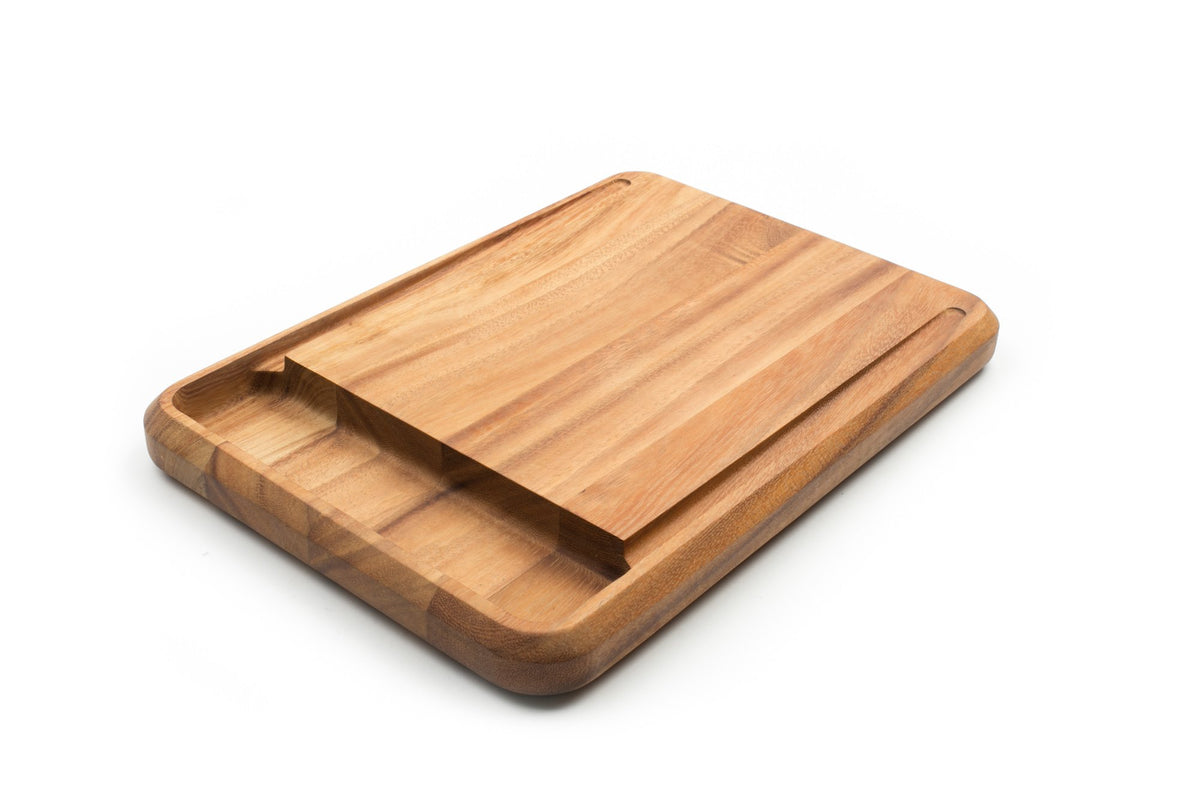 Ironwood Acacia Wood Charleston 14" Square End Grain Chopping & Prep Board