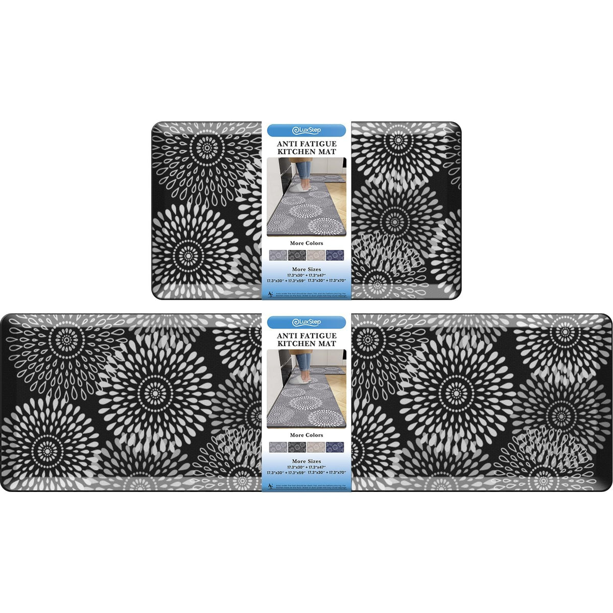 LuxStep Kitchen Mats for Floor,Cushioned Rug Anti-Fatigue for Kitchen Decor