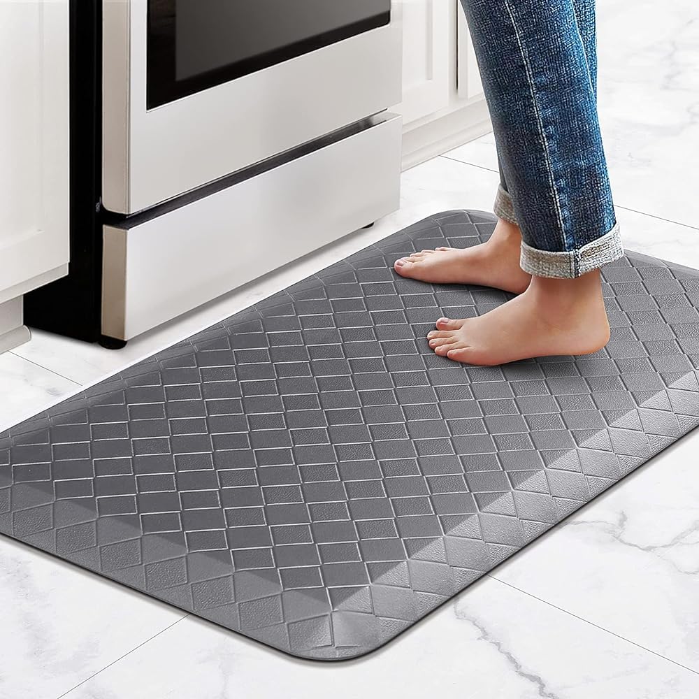 HappyTrends Kitchen Mats for Floor Cushioned Anti-Fatigue Kitchen Rugs