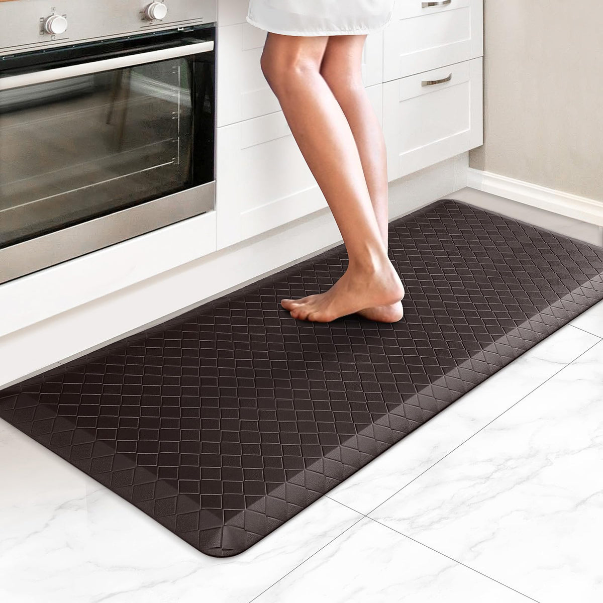 HappyTrends Kitchen Mats for Floor Cushioned Anti-Fatigue Kitchen Rugs