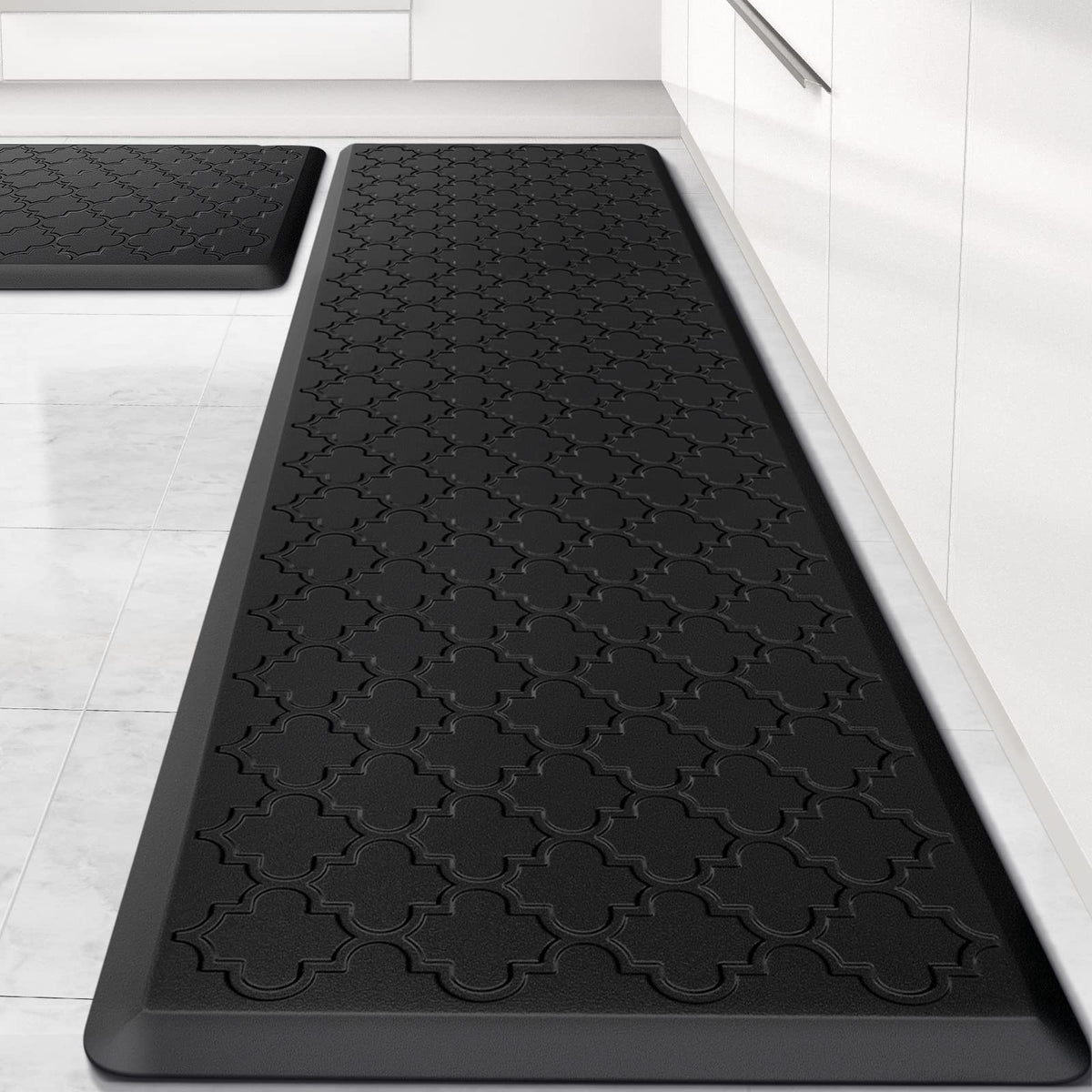 Kitchen Mat 2 PCS Cushioned Anti-Fatigue Floor Mat Standing Mat for Kitchen