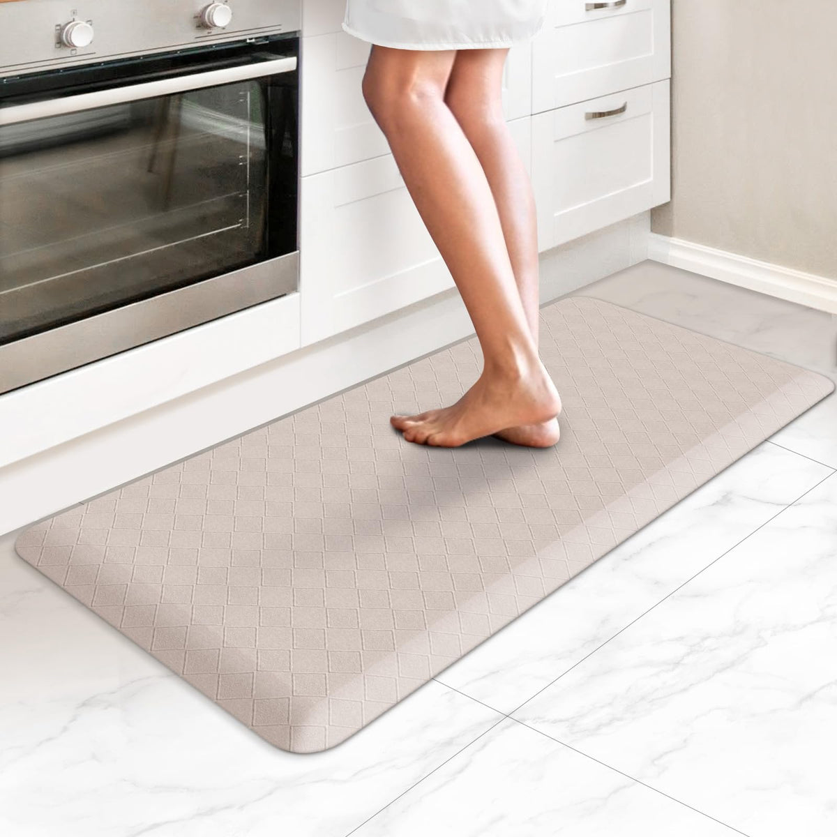 HappyTrends Kitchen Mats for Floor Cushioned Anti-Fatigue Kitchen Rugs