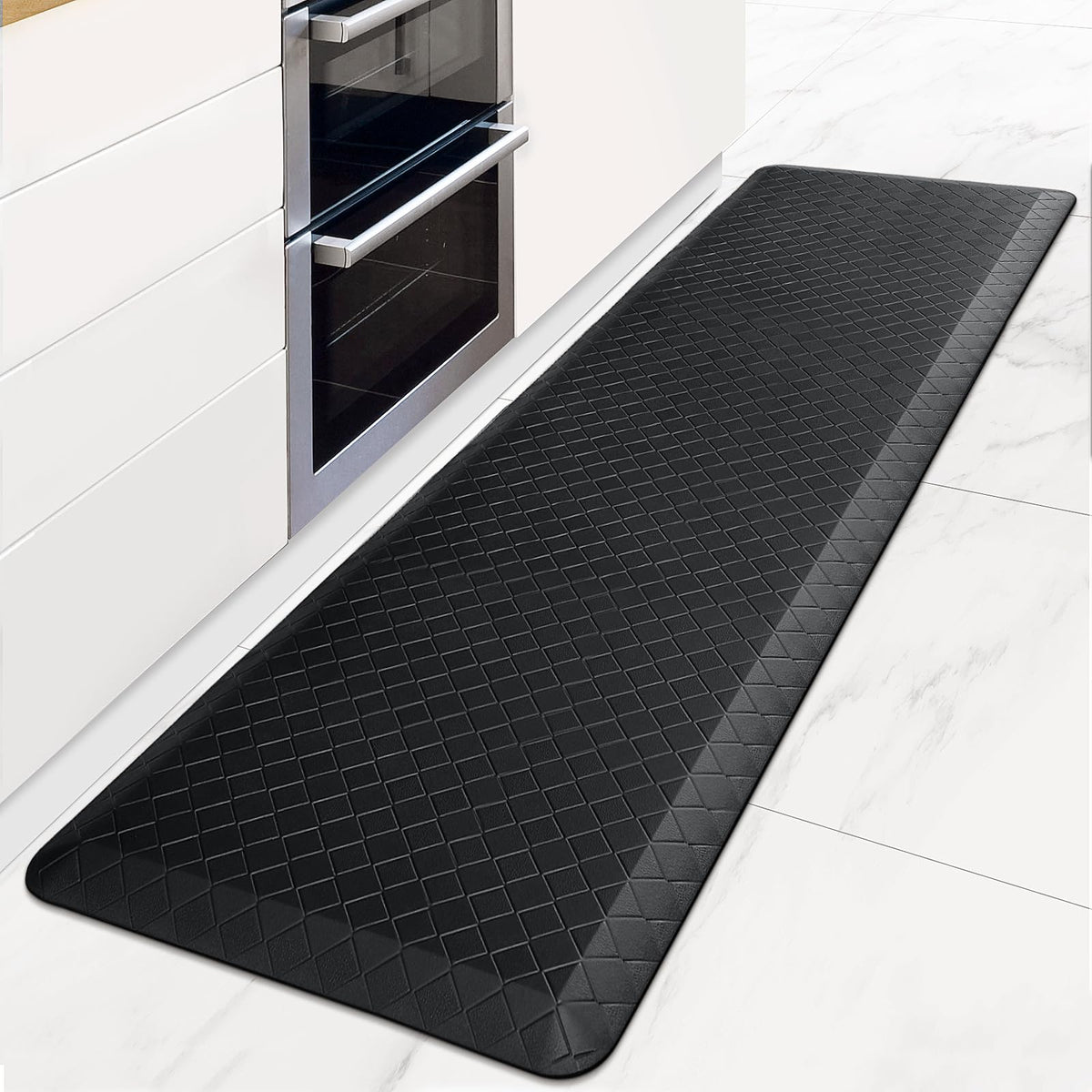 HappyTrends Kitchen Mats for Floor Cushioned Anti-Fatigue Kitchen Rugs