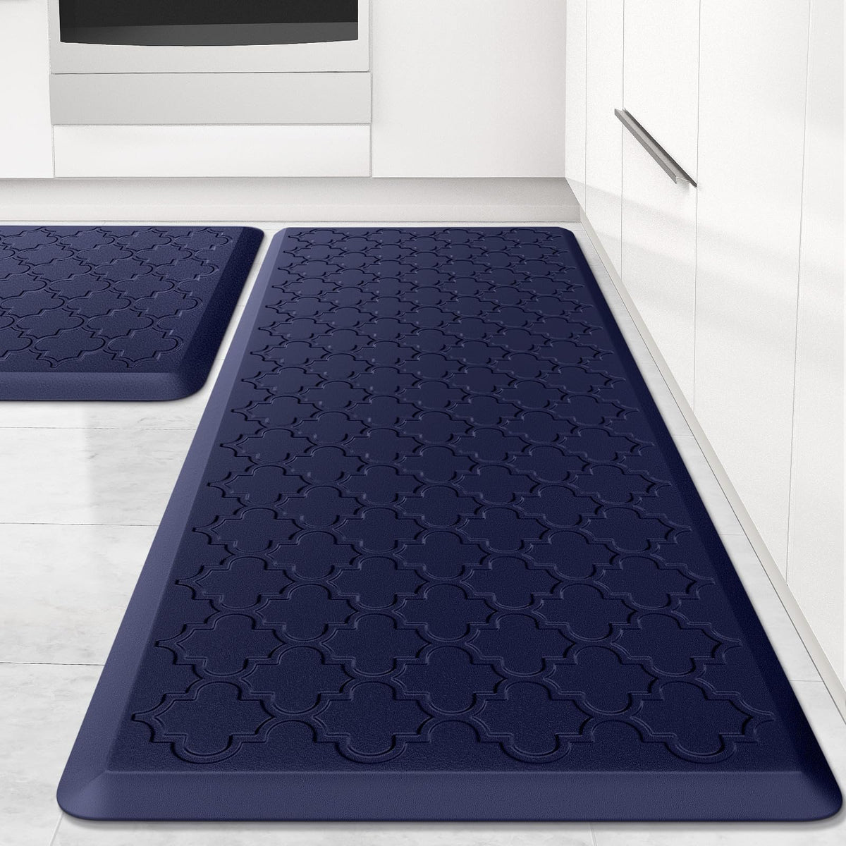 Kitchen Mat 2 PCS Cushioned Anti-Fatigue Floor Mat Standing Mat for Kitchen