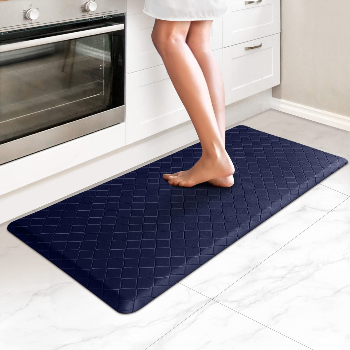 HappyTrends Kitchen Mats for Floor Cushioned Anti-Fatigue Kitchen Rugs