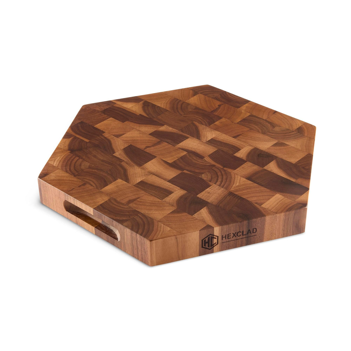 HexClad Rectangle Medium Walnut Wood Cutting Board, 15.75 x 11.75 Inches