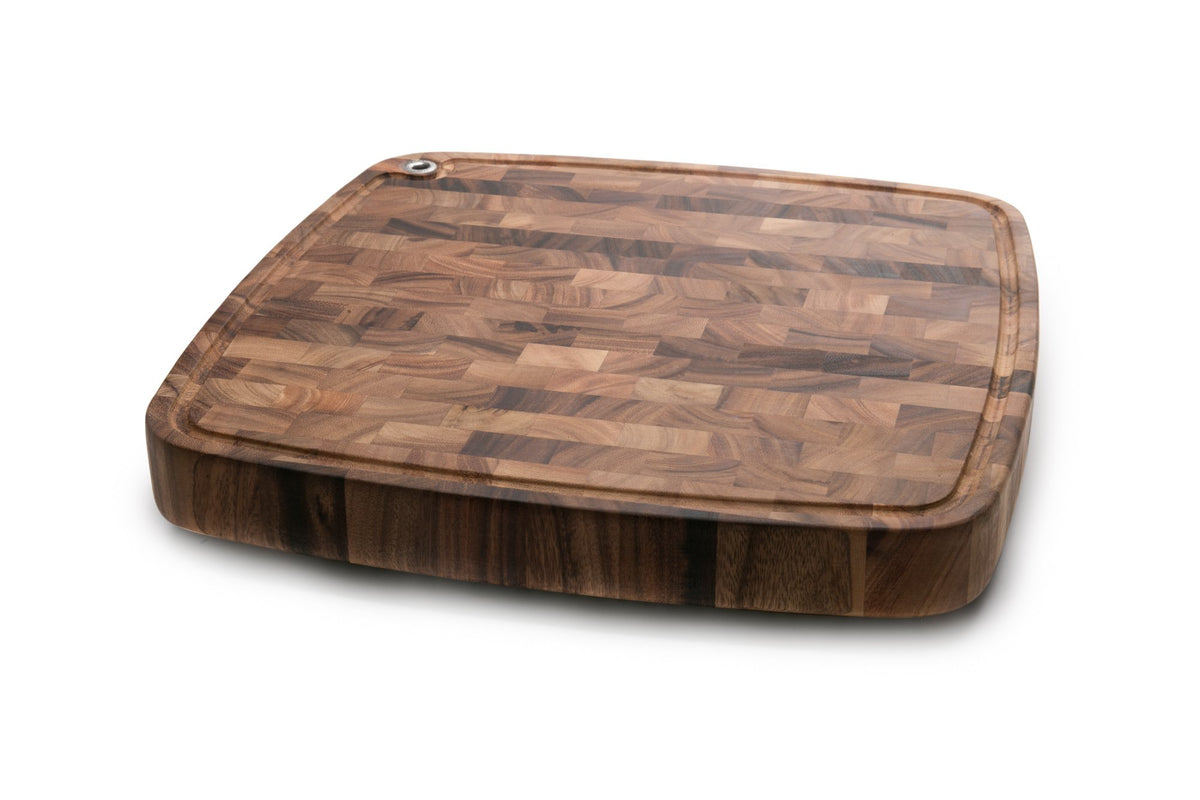 Ironwood Acacia Wood Charleston 14" Square End Grain Chopping & Prep Board