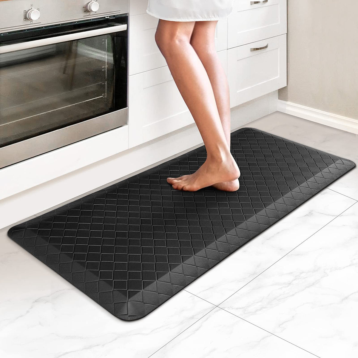 HappyTrends Kitchen Mats for Floor Cushioned Anti-Fatigue Kitchen Rugs