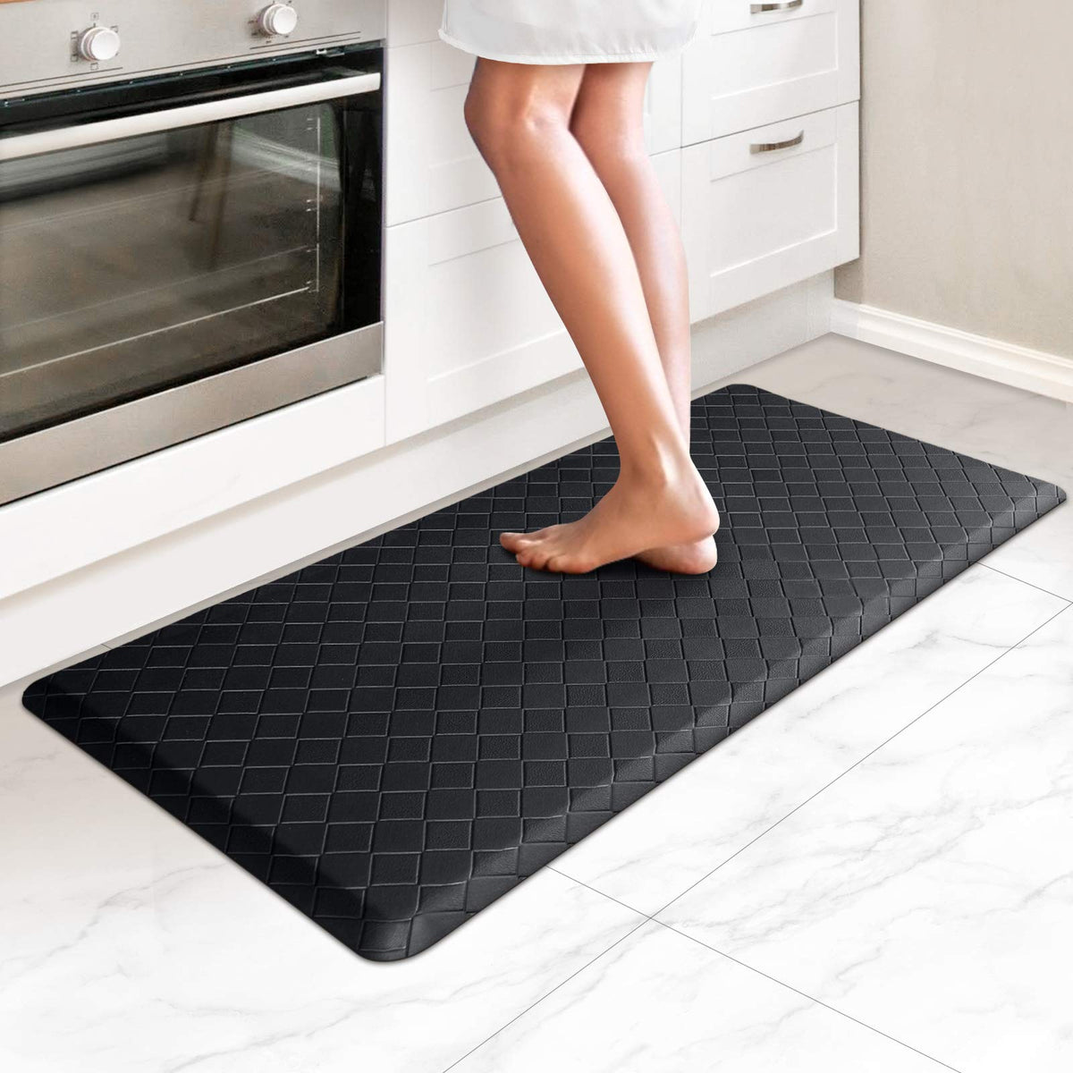 HappyTrends Kitchen Mats for Floor Cushioned Anti-Fatigue Kitchen Rugs