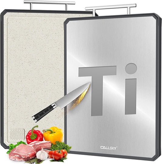 Titanium Cutting Board for Kitchen, 15.2”×11.0”, 1 Pack