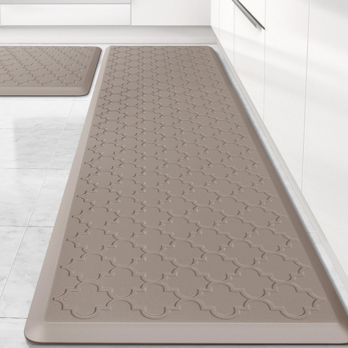 Kitchen Mat 2 PCS Cushioned Anti-Fatigue Floor Mat Standing Mat for Kitchen