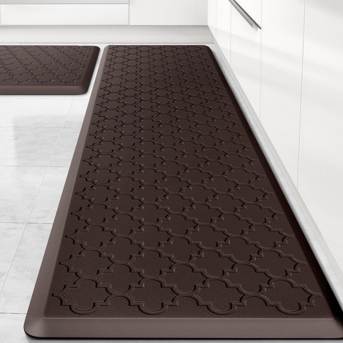 Kitchen Mat 2 PCS Cushioned Anti-Fatigue Floor Mat Standing Mat for Kitchen
