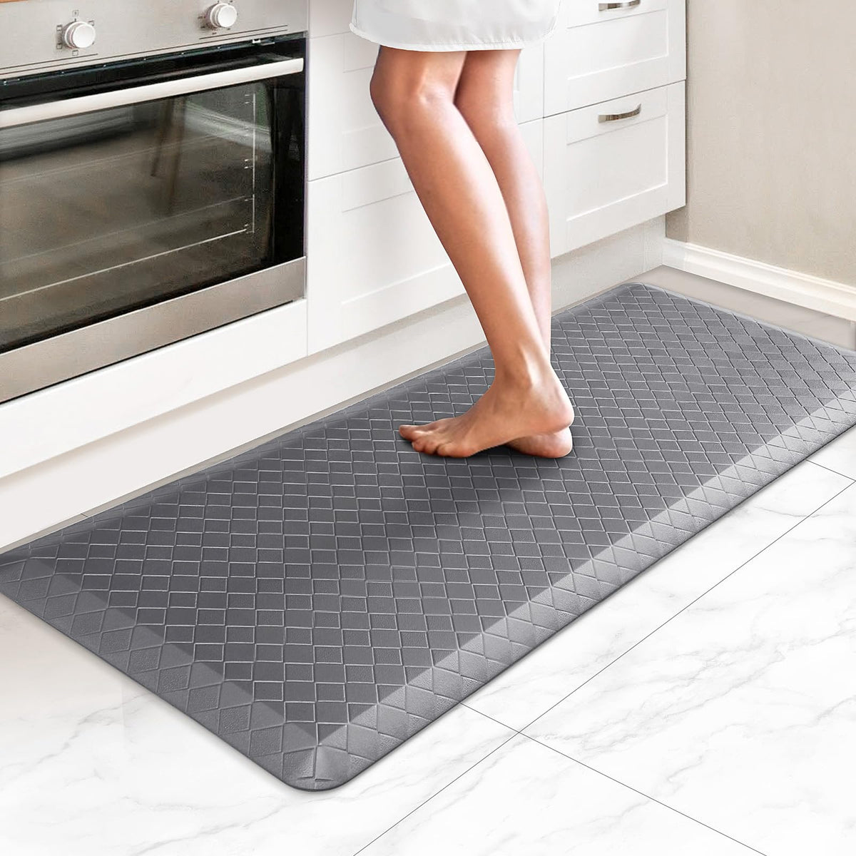 HappyTrends Kitchen Mats for Floor Cushioned Anti-Fatigue Kitchen Rugs
