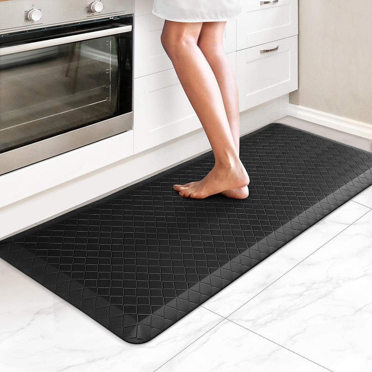 HappyTrends Kitchen Mats for Floor Cushioned Anti-Fatigue Kitchen Rugs