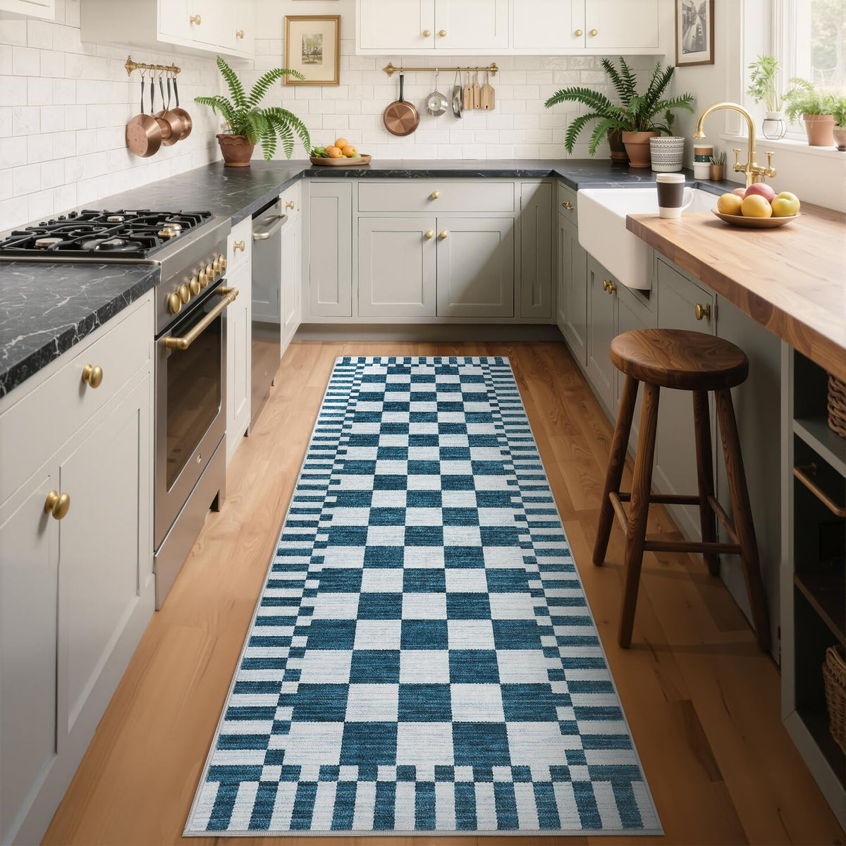 GarveeHome 2x6 Kitchen Runner Rug Non Slip Washable Runner Rug for Hallway
