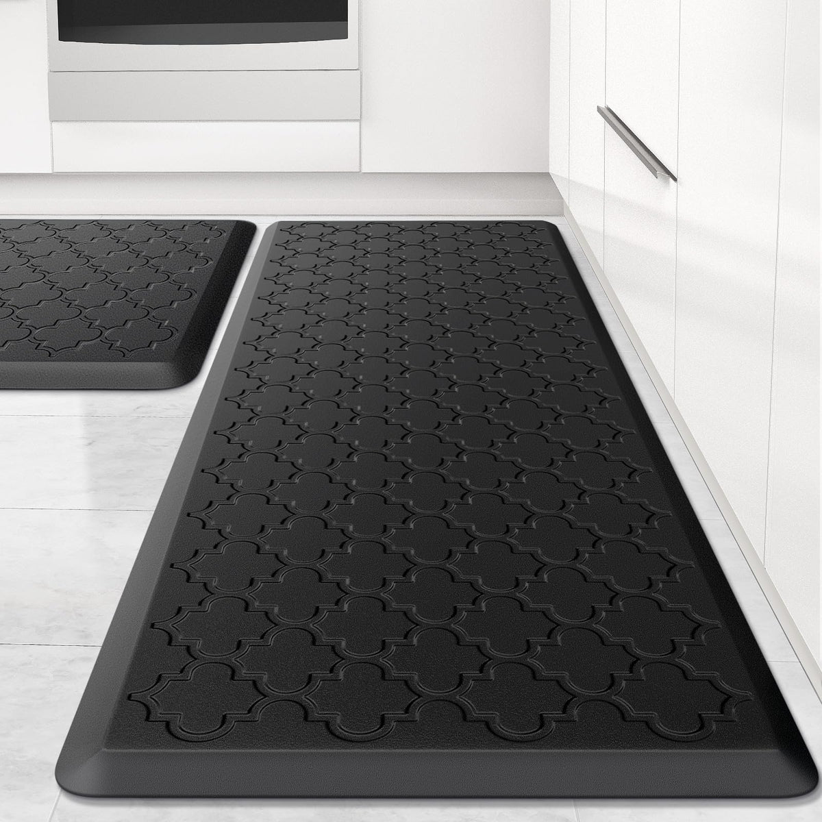 Kitchen Mat 2 PCS Cushioned Anti-Fatigue Floor Mat Standing Mat for Kitchen