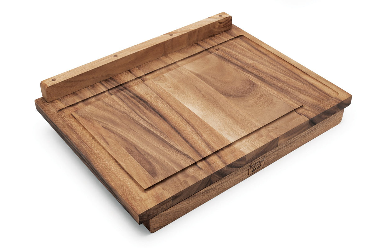 Ironwood Acacia Wood Charleston 14" Square End Grain Chopping & Prep Board