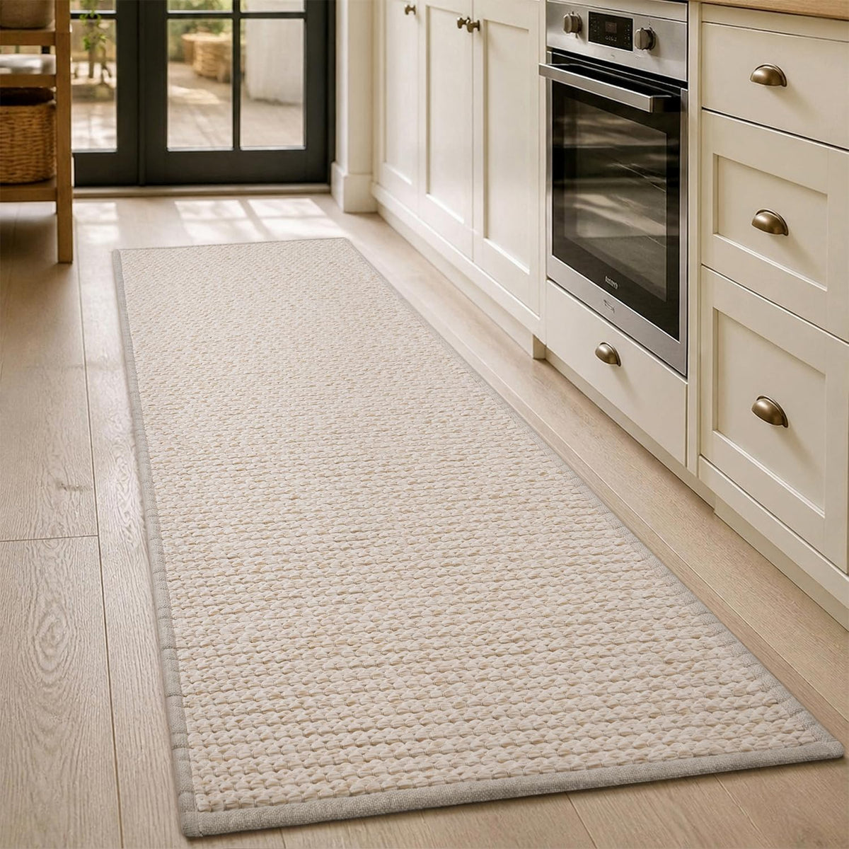 PADOOR Kitchen Rugs Non Slip Washable Kitchen Mats for Floor