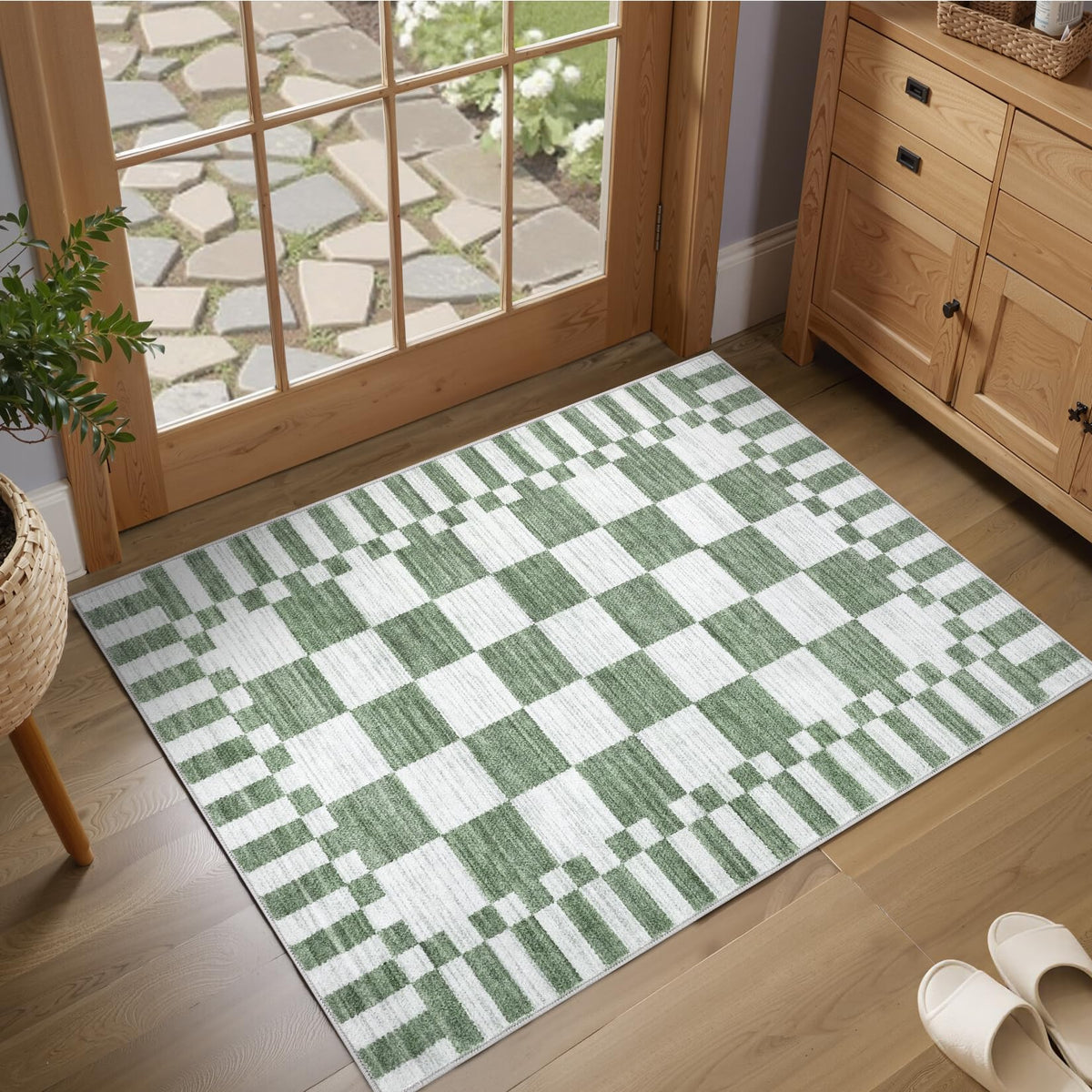 GarveeHome 2x6 Kitchen Runner Rug Non Slip Washable Runner Rug for Hallway