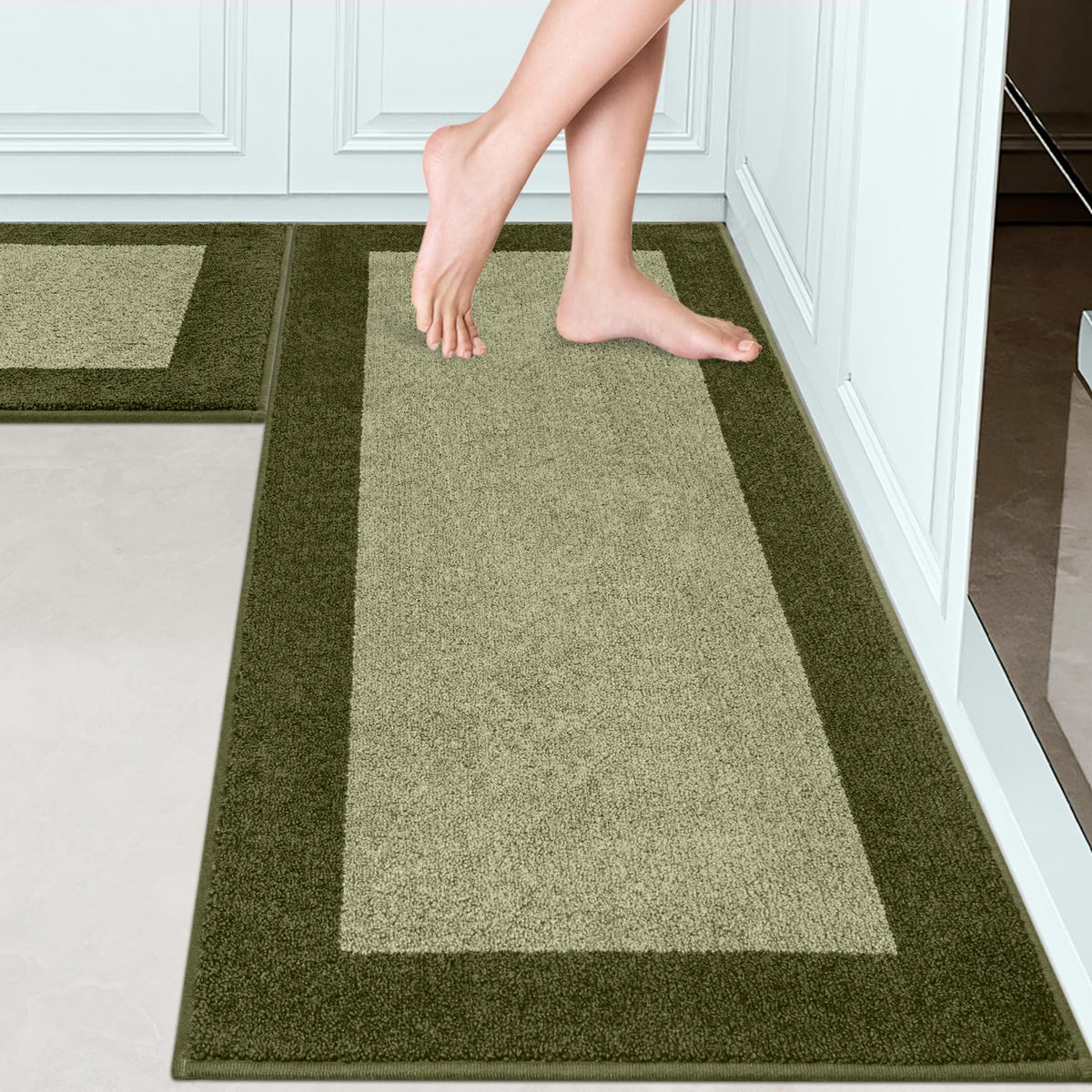 Kitchen Rug 24" x 36", Throw Rug for Hallway, Bathroom, Door