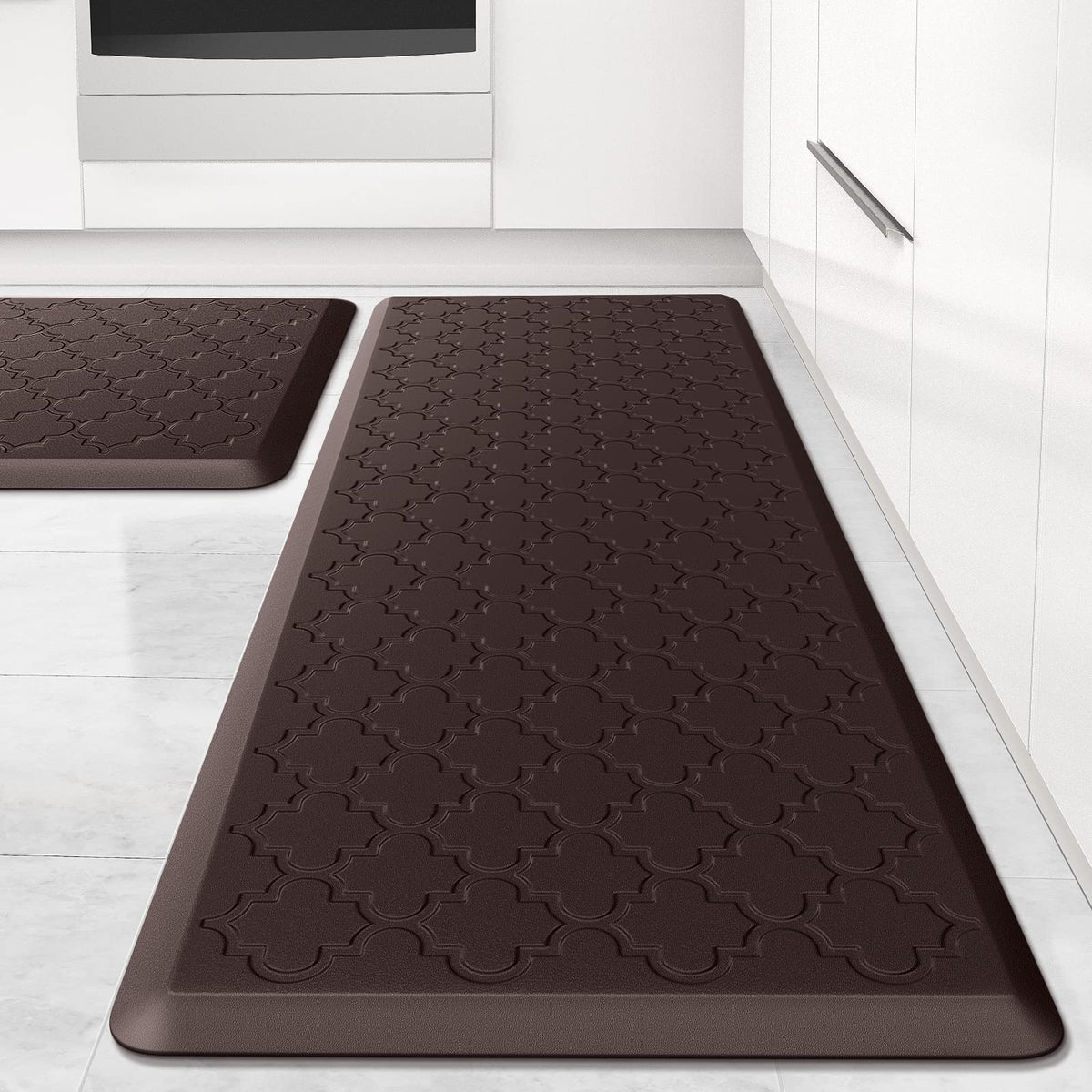 Kitchen Mat 2 PCS Cushioned Anti-Fatigue Floor Mat Standing Mat for Kitchen