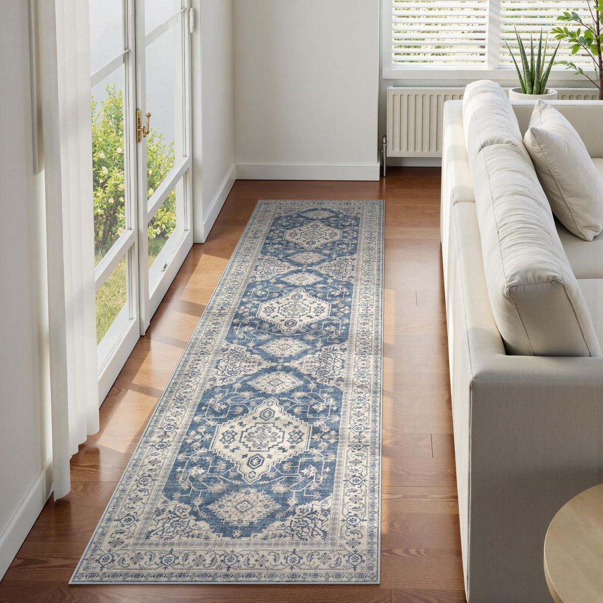 Lahome Oriental Kitchen Runner Rug Non Slip, 2x8 Runners for Hallways
