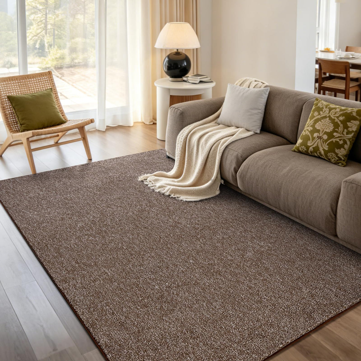 2x6 Grey Runner Rug Washable Non-Slip Soft for Kitchen Hallway Bathroom