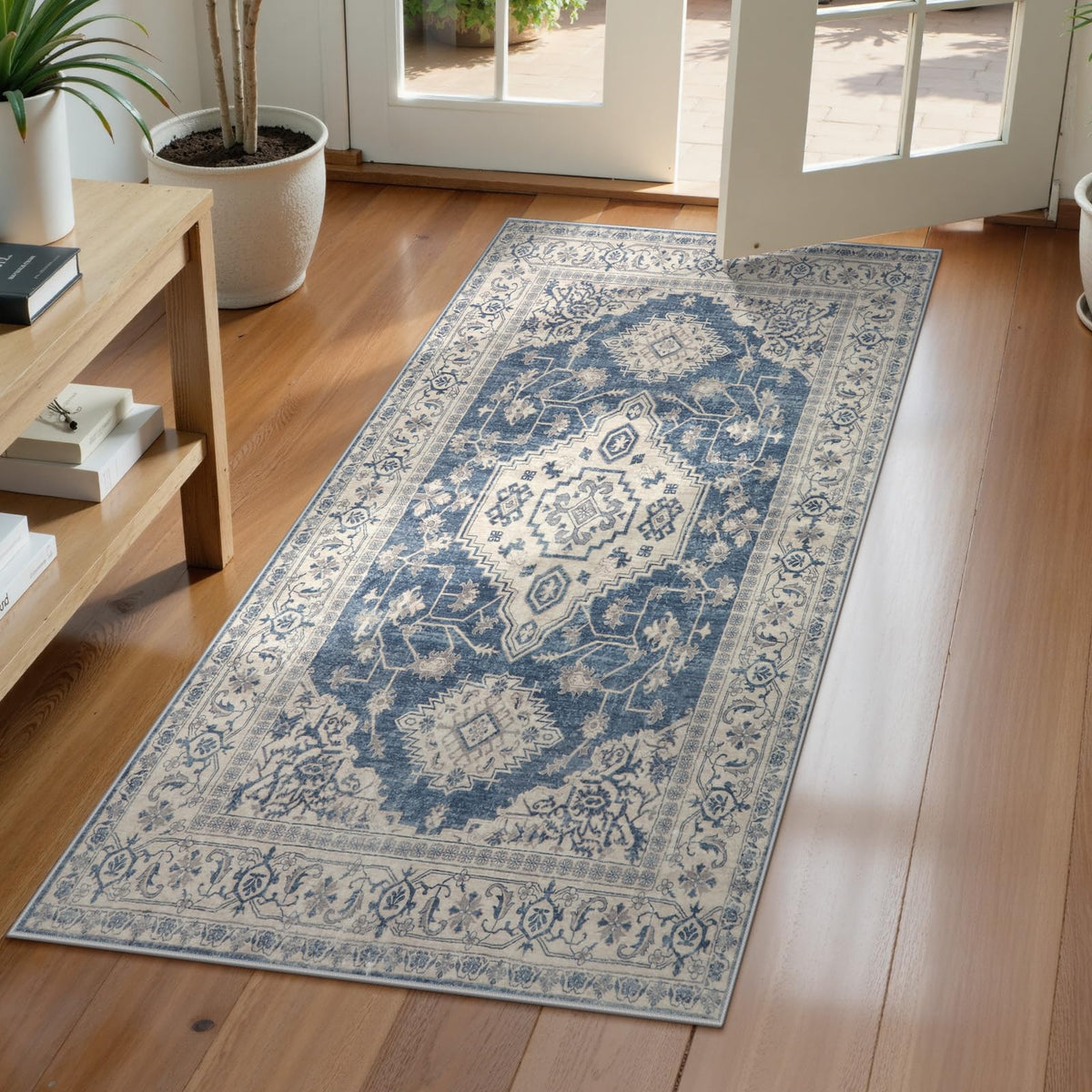 Lahome Oriental Kitchen Runner Rug Non Slip, 2x8 Runners for Hallways