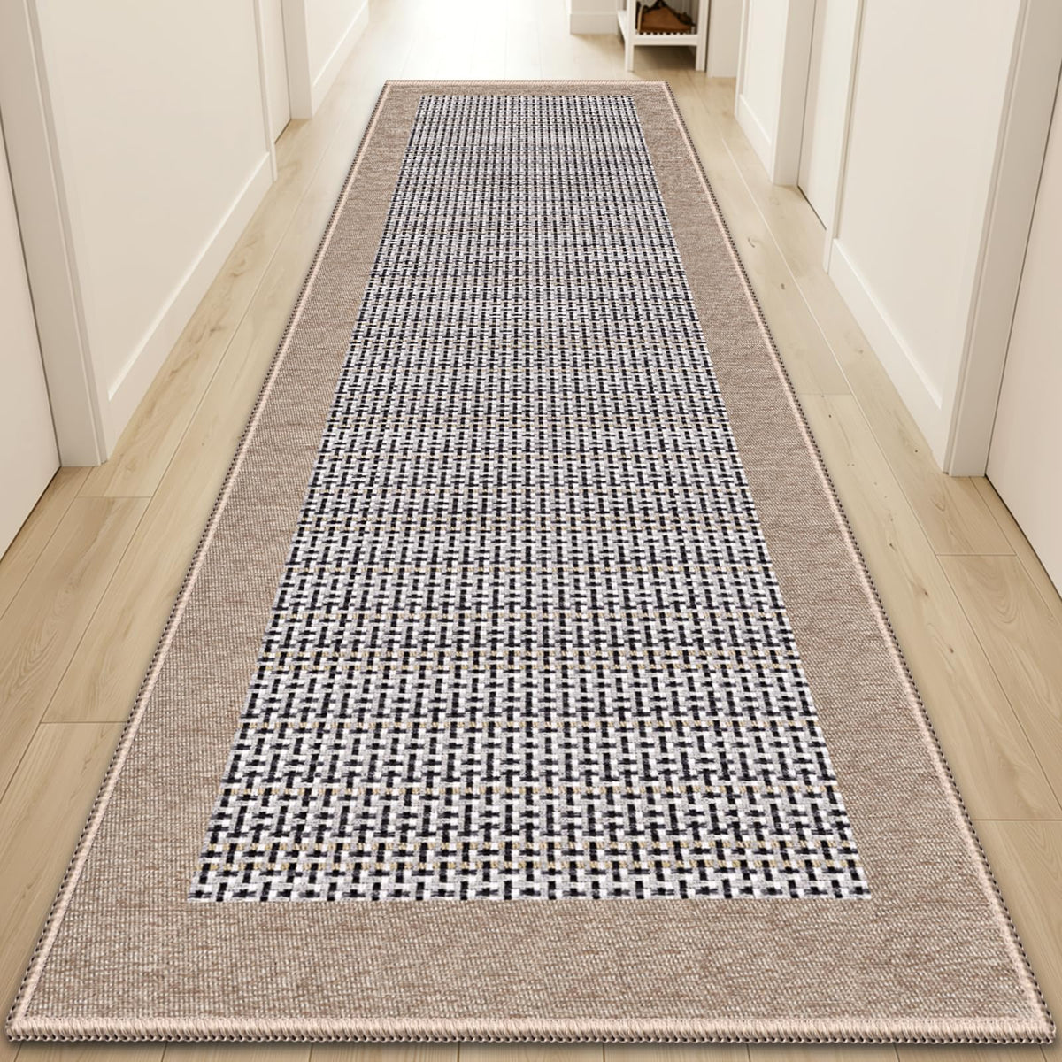StepRite Chenille Kitchen Rug, Kitchen Mat for Floor, 32'' x 20'', Grey