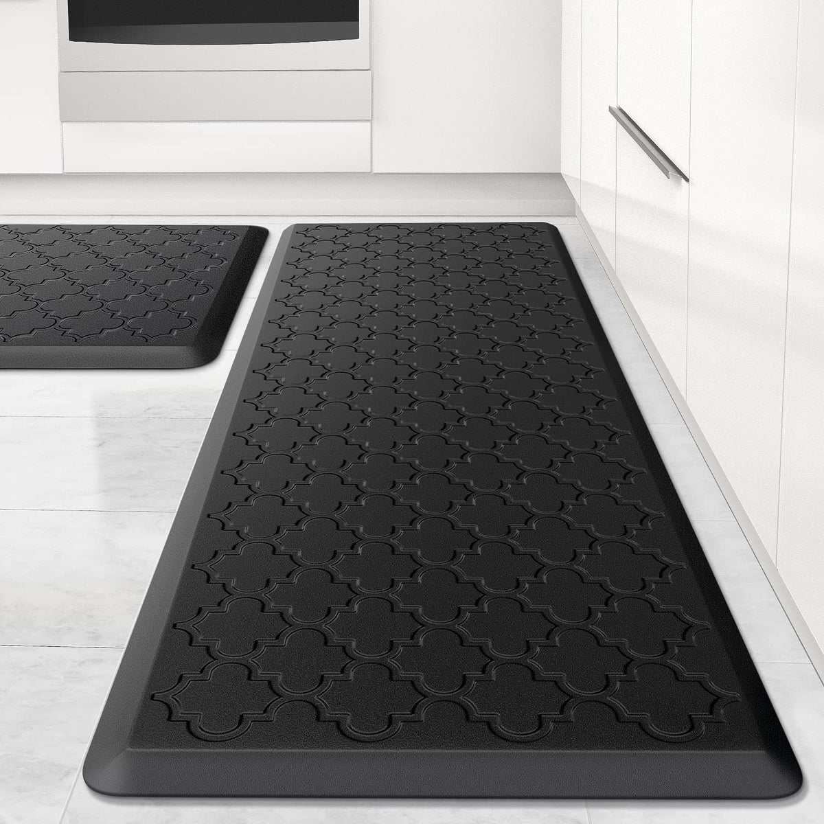 Kitchen Mat 2 PCS Cushioned Anti-Fatigue Floor Mat Standing Mat for Kitchen