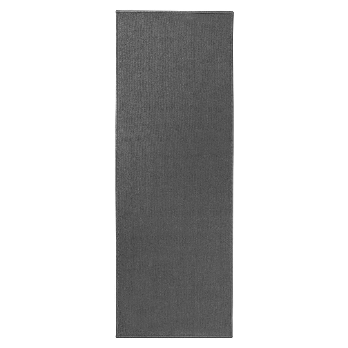 Ritz Solid Accent Rug: 18" x 30" Stain Resistant Kitchen or Living Room Floor Mat, Latex Backing, Machine Washable, Red