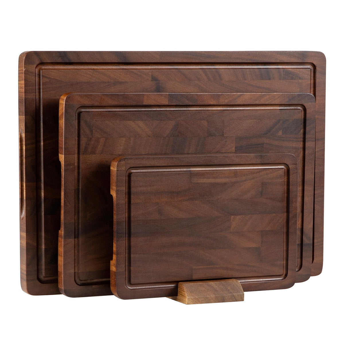 THETCHRY Walnut Cutting Boards for Kitchen Solid Wood End Grain 17"×13"×1"