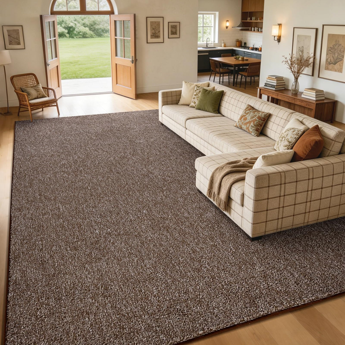 2x6 Grey Runner Rug Washable Non-Slip Soft for Kitchen Hallway Bathroom