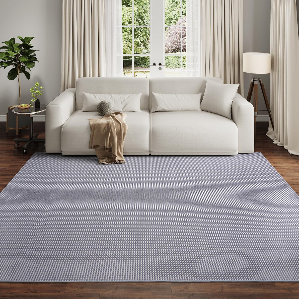 YDKGL 2x6 ft Low Pile Kitchen Runner Mat, Non Slip Washable, Brown