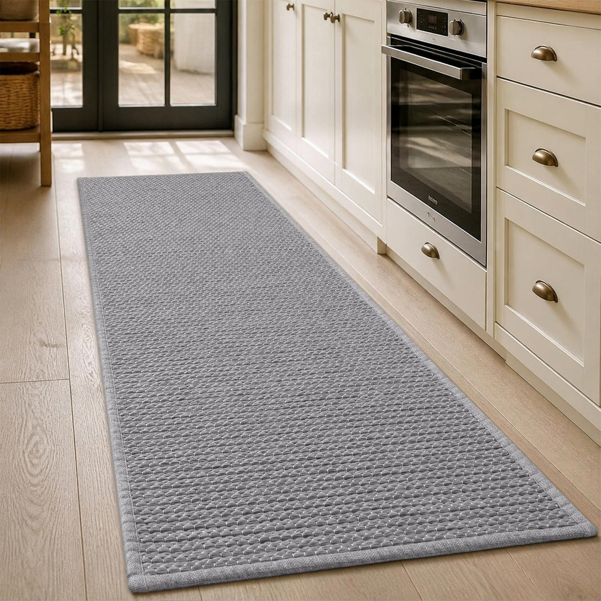 PADOOR Kitchen Rugs Non Slip Washable Kitchen Mats for Floor