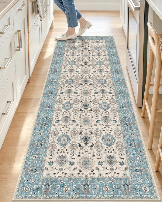 OLANLY 2x6 Washable Runner Rug, Soft Non Slip Carpet for Hallway Kitchen