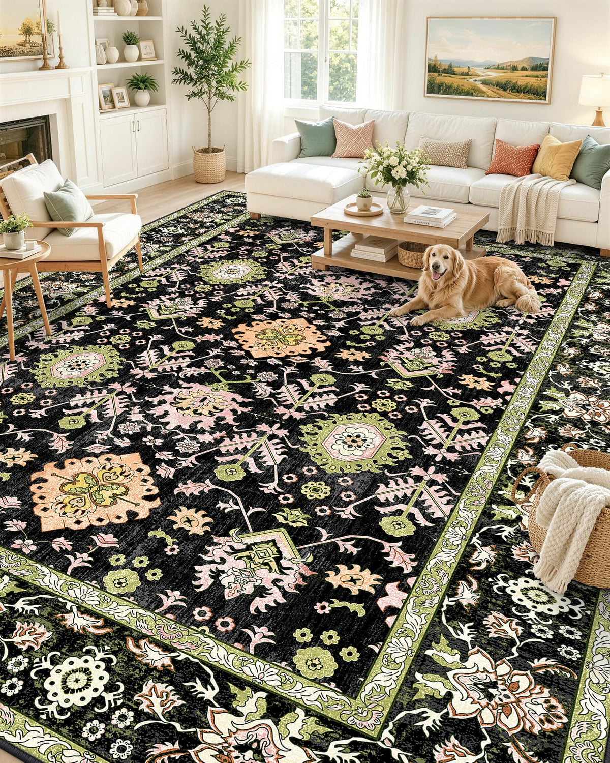OLANLY 2x6 Washable Runner Rug, Soft Non Slip Carpet for Hallway Kitchen