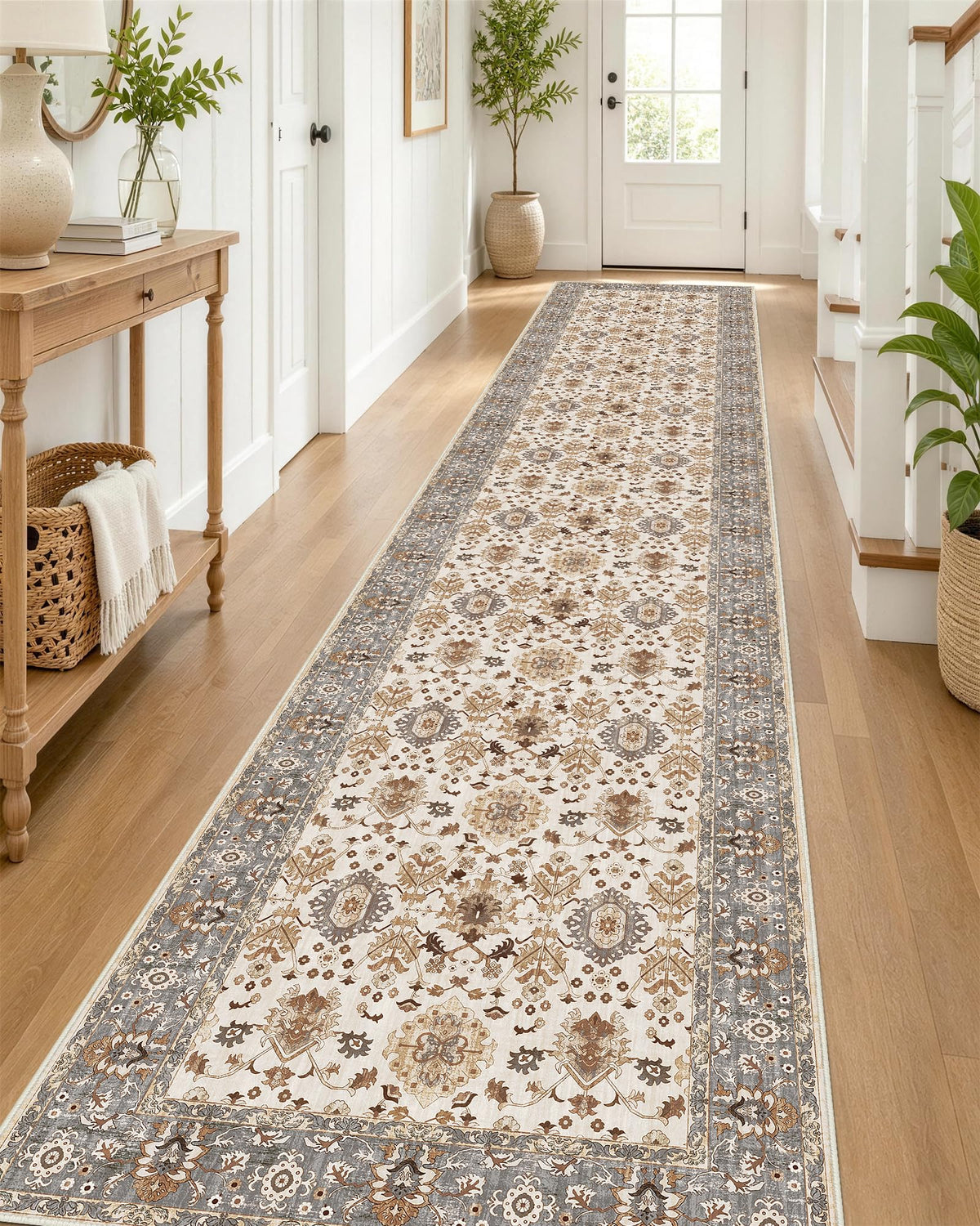 OLANLY 2x6 Washable Runner Rug, Soft Non Slip Carpet for Hallway Kitchen