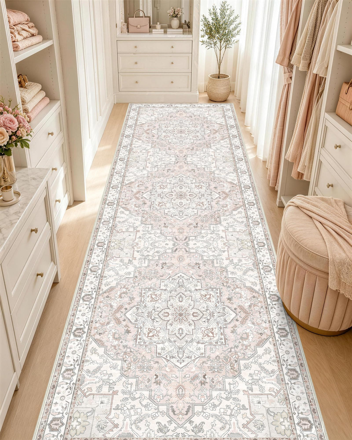 OLANLY 2x6 Washable Runner Rug, Soft Non Slip Carpet for Hallway Kitchen