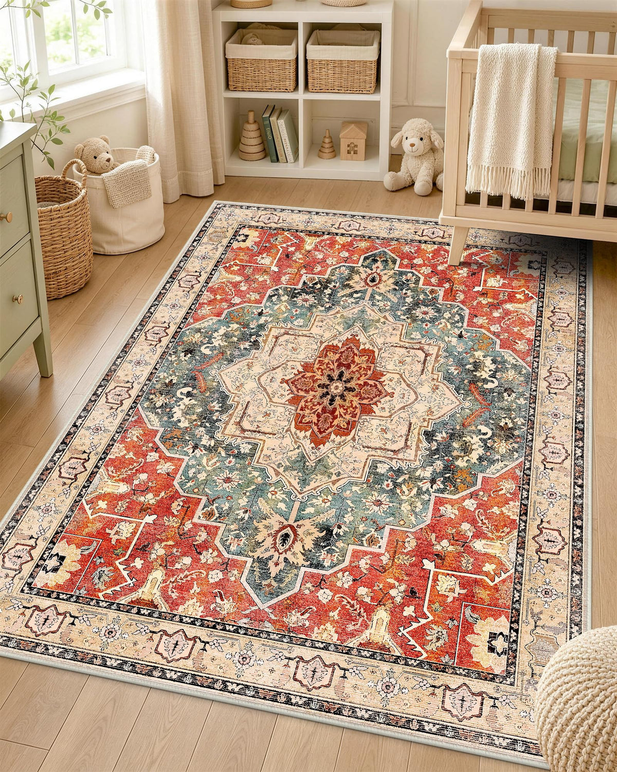 OLANLY 2x6 Washable Runner Rug, Soft Non Slip Carpet for Hallway Kitchen