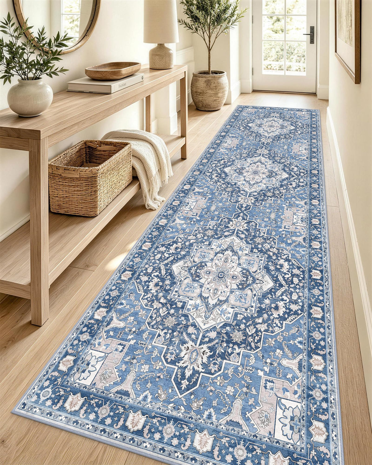 OLANLY 2x6 Washable Runner Rug, Soft Non Slip Carpet for Hallway Kitchen