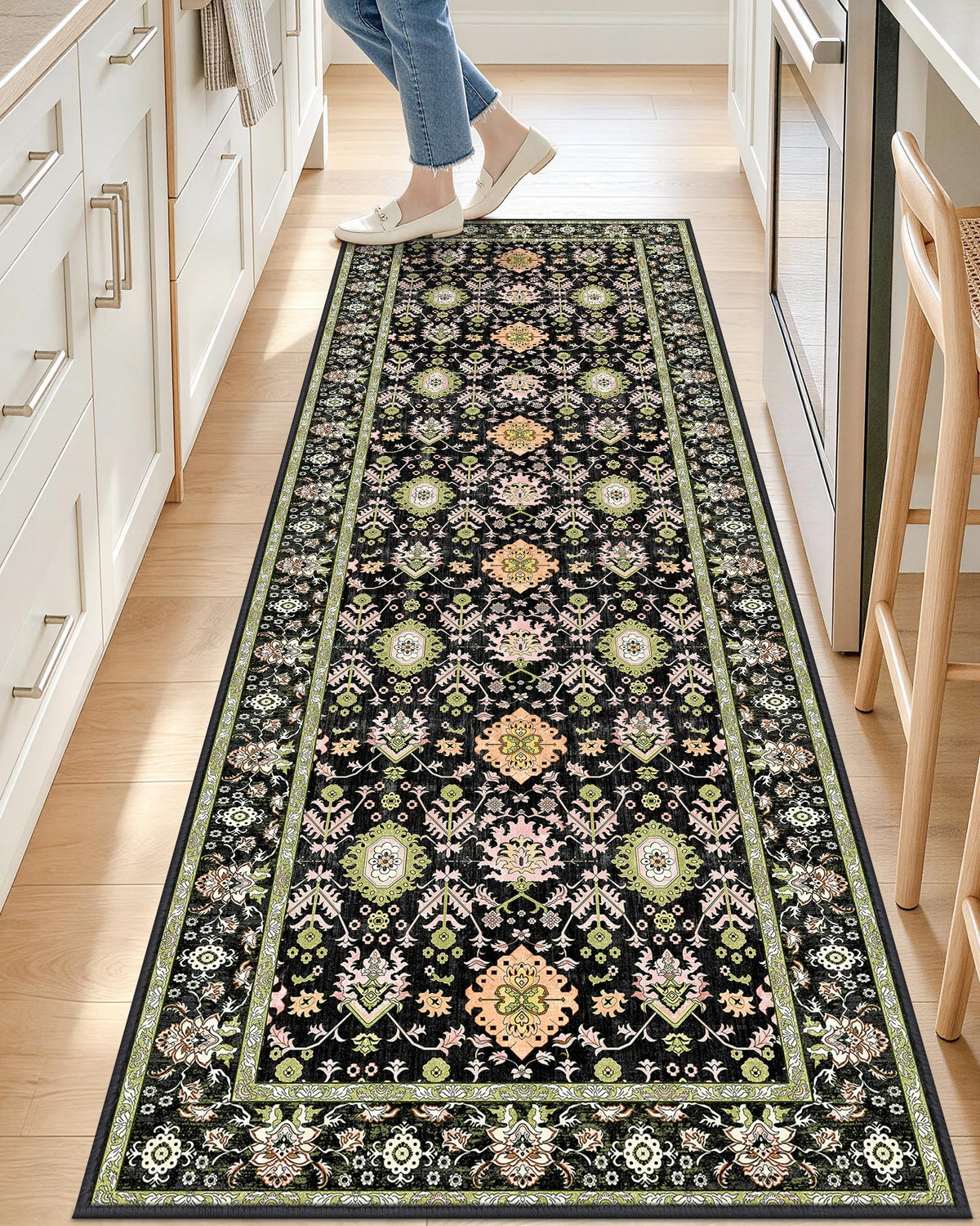 OLANLY 2x6 Washable Runner Rug, Soft Non Slip Carpet for Hallway Kitchen